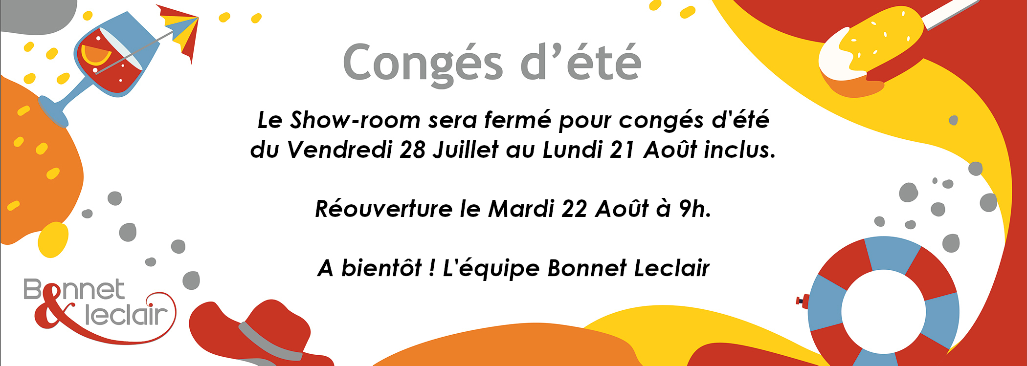 Congés d'été 1